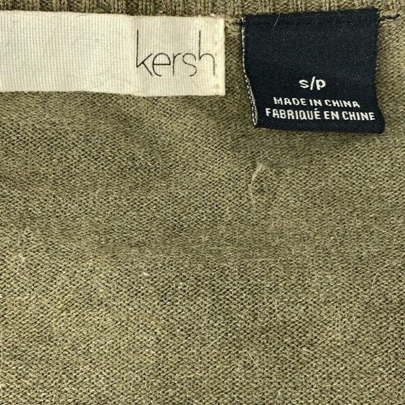 Kersh Women's Green Scoop Neck Designer Knit Cardigan‎ Sweater S/C33 - Picture 8 of 10